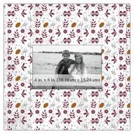 Mississippi State Bulldogs Floral Pattern 10" x 10" Picture Frame