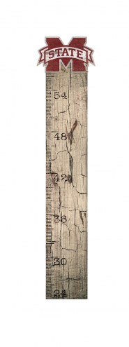 Mississippi State Bulldogs Growth Chart Sign