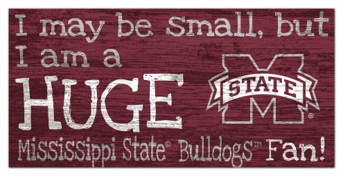 Mississippi State Bulldogs Huge Fan 6&quot; x 12&quot; Sign