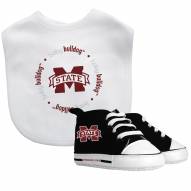 Mississippi State Bulldogs Infant Bib & Shoes Gift Set