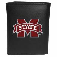 Mississippi State Bulldogs Large Logo Leather Tri-fold Wallet