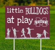 Mississippi State Bulldogs Little Fans at Play 2-Sided Yard Sign
