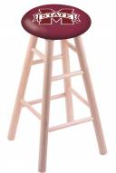 Mississippi State Bulldogs Maple Wood Bar Stool