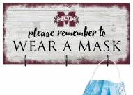 Mississippi State Bulldogs Please Wear Your Mask Sign