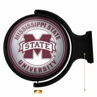 Mississippi State Bulldogs Round Rotating Lighted Wall Sign