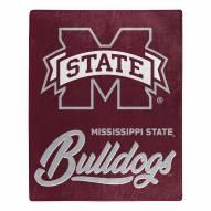 Mississippi State Bulldogs Signature Raschel Throw Blanket