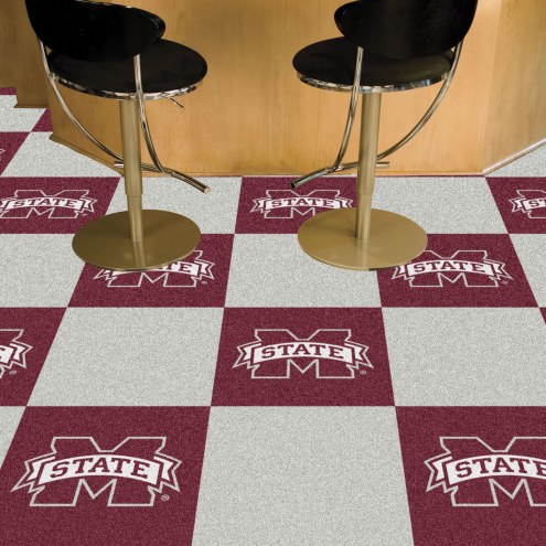 Mississippi State Bulldogs Team Carpet Tiles
