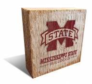 Mississippi State Bulldogs Team Logo Block