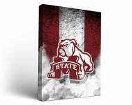 Mississippi State Bulldogs Vintage Canvas Wall Art
