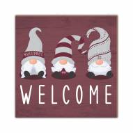 Mississippi State Bulldogs Welcome Gnomes 10" x 10" Sign