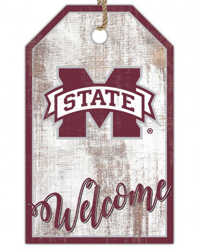 Mississippi State Bulldogs Welcome Team Tag 11&quot; x 19&quot; Sign