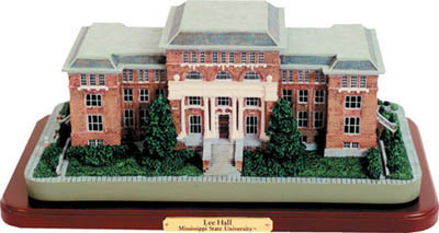 Mississippi State Lee Hall Building Figurine