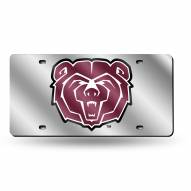 Missouri State Bears Silver Laser License Plate