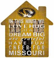 Missouri Tigers 12" House Sign