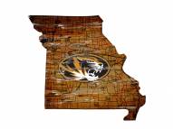 Missouri Tigers 12" Roadmap State Sign