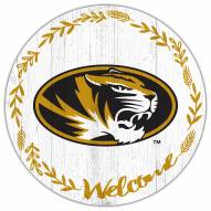 Missouri Tigers 12" Welcome Circle Sign