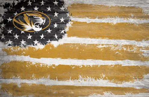Missouri Tigers 17&quot; x 26&quot; Flag Sign