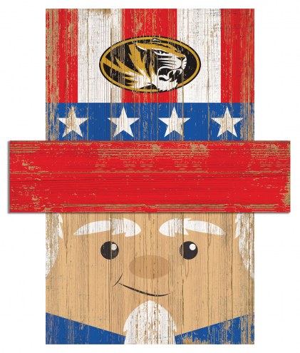 Missouri Tigers 19&quot; x 16&quot; Patriotic Head