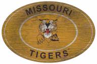 Missouri Tigers 46" Heritage Logo Oval Sign