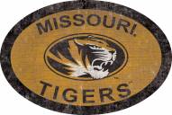 Missouri Tigers 46" Team Color Oval Sign