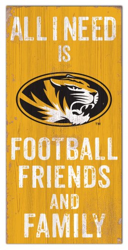 Missouri Tigers 6&quot; x 12&quot; Friends & Family Sign