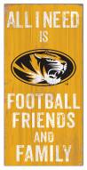 Missouri Tigers 6" x 12" Friends & Family Sign