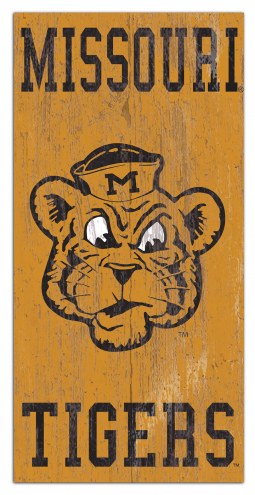 Missouri Tigers 6&quot; x 12&quot; Heritage Logo Sign