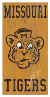 Missouri Tigers 6" x 12" Heritage Logo Sign