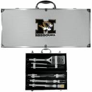 Missouri Tigers 8 Piece Stainless Steel BBQ Set w/Metal Case