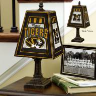 Missouri Tigers Art Glass Table Lamp
