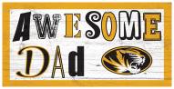 Missouri Tigers Awesome Dad 6" x 12" Sign