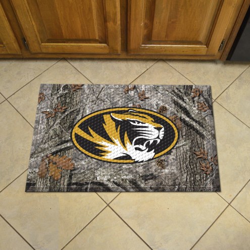 Missouri Tigers Camo Scraper Door Mat