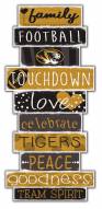 Missouri Tigers Celebrations Stack Sign