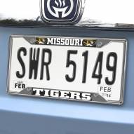 Missouri Tigers Chrome Metal License Plate Frame