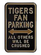 Missouri Tigers Crushed Parking Sign