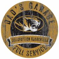 Missouri Tigers Dad's Garage Sign