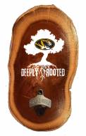 Missouri Tigers Deeply Rooted Wood Slab Bottle Opener
