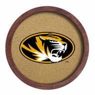 Missouri Tigers "Faux" Barrel Framed Cork Board