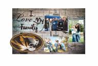 Missouri Tigers I Love My Family Clip Frame