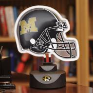 Missouri Tigers Neon Helmet Desk Lamp