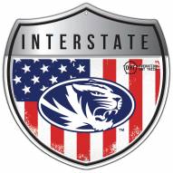 Missouri Tigers OHT 12" Interstate Metal Americana Sign