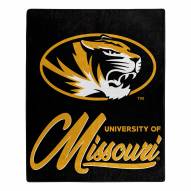 Missouri Tigers Signature Raschel Throw Blanket