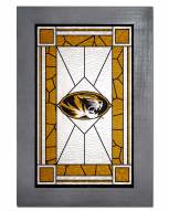 Missouri Tigers Stained Glass with Frame
