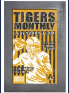 Missouri Tigers Team Monthly 11" x 19" Framed Sign