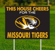 Missouri Tigers This House Cheers for Yard Sign