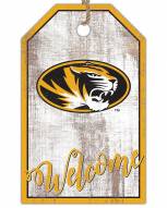 Missouri Tigers Welcome Team Tag 11" x 19" Sign