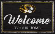 Missouri Tigers Welcome to our Home 6" x 12" Sign