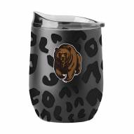 Montana Grizzlies 16 oz. Leopard Powder Coat Curved Beverage Glass