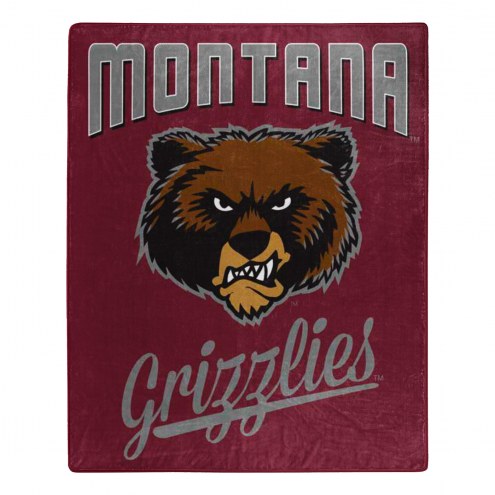 Montana Grizzlies Alumni Raschel Throw Blanket
