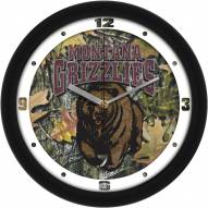 Montana Grizzlies Camo Wall Clock